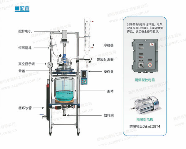 夾套玻璃反應(yīng)釜電機(jī)